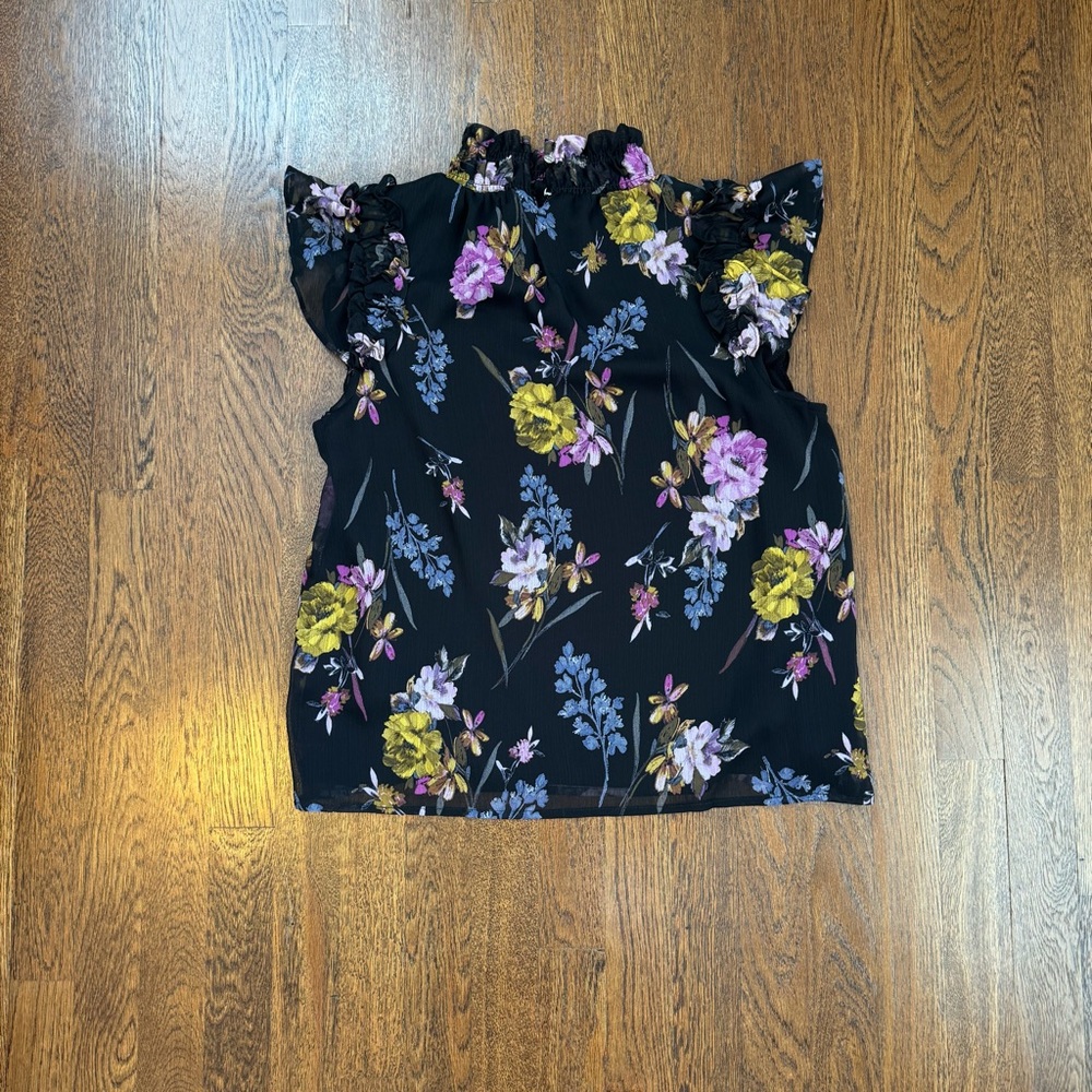 Cece ruffle blouse
